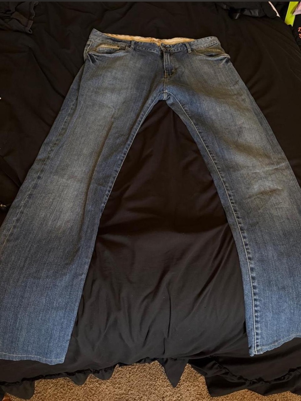 Vans custom vintage Light Blue Denim Jeans